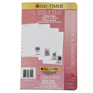 Day-timer Pink Ribbon Note Pad