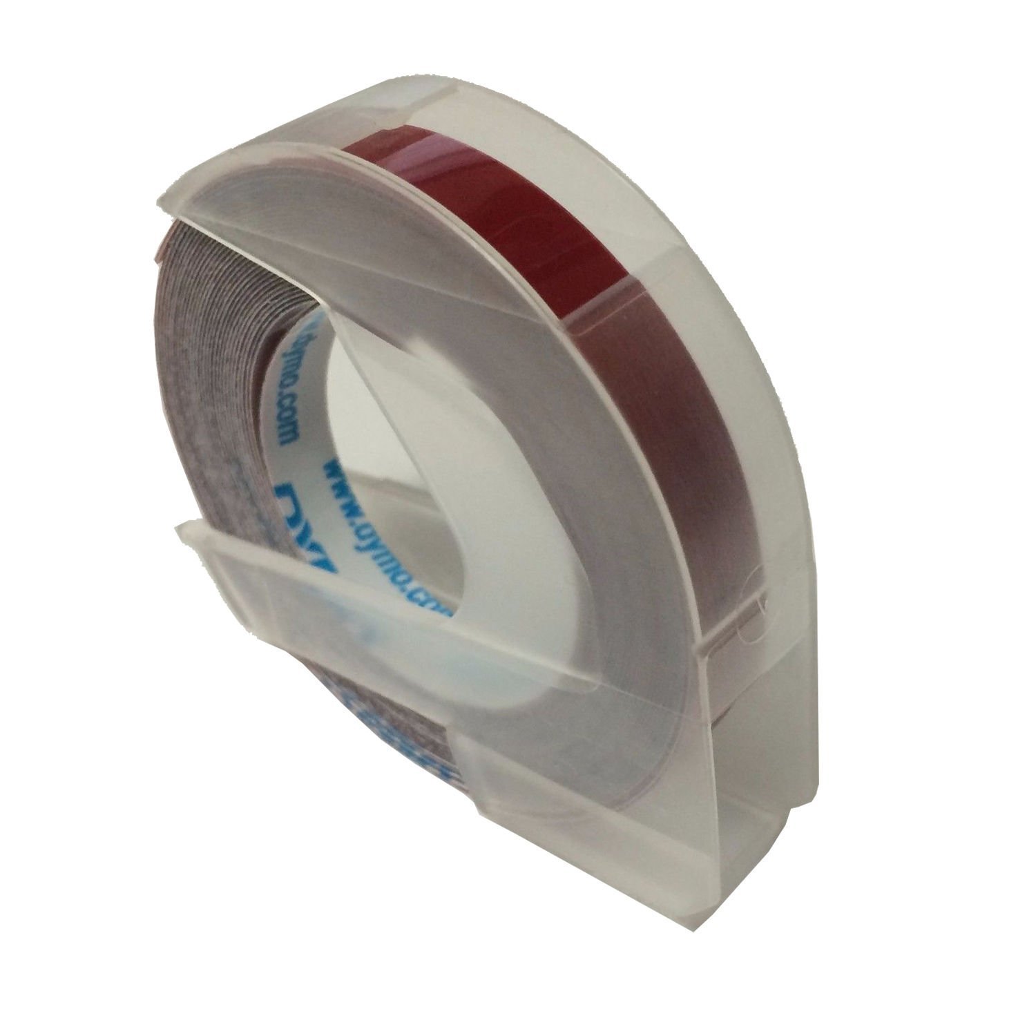 Dymo Embossing Tape, 0.25 Inches Red Glossy (10 Pack) Xtreme eDeals