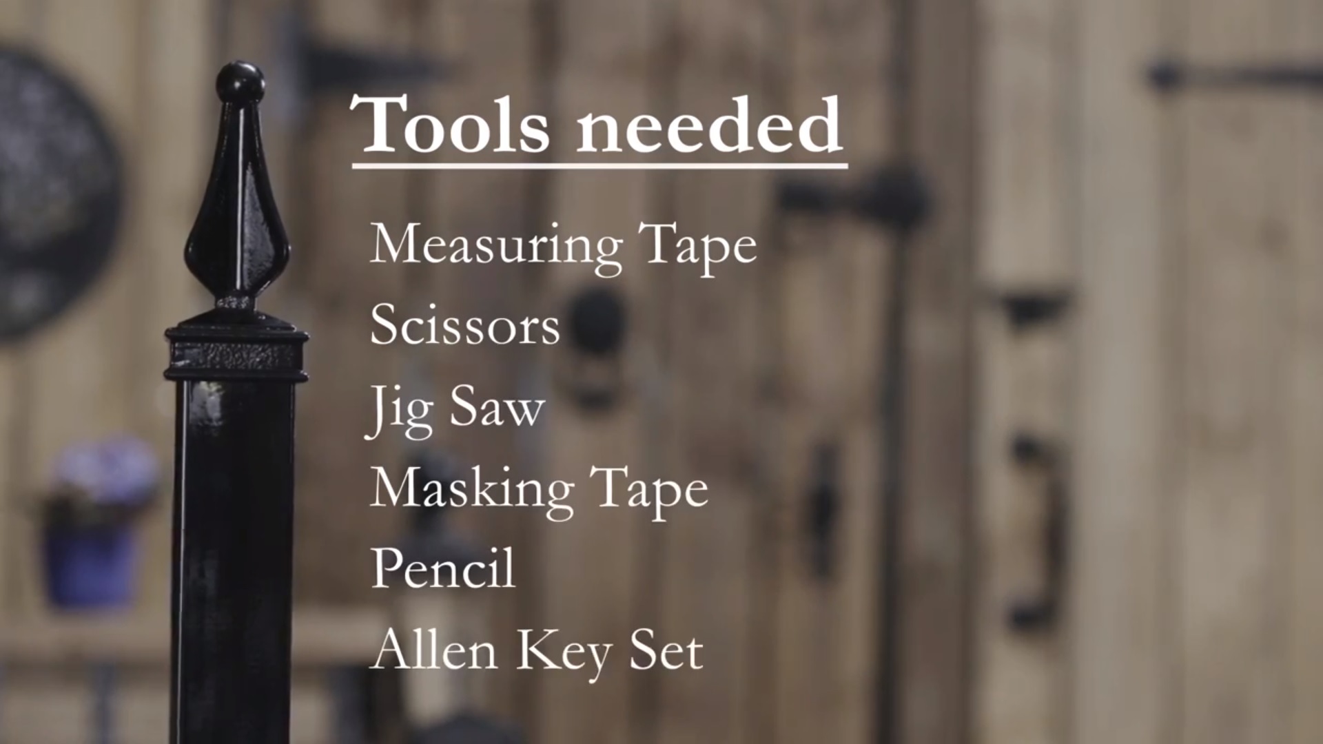 tools needed
