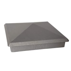 True 6" x 6" Heavy Duty Aluminium Pyramid Post Cap for Wood Posts