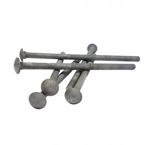1/2" - 13 x 10" Carriage Bolt | Round Head| Hot Dip Galvanized | 20pcs Box