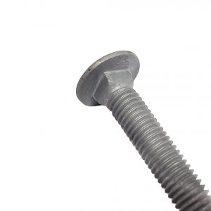 3/8" - 16 x 4" Carriage Bolt | Round Head | Hot Dip Galvanized | 90pcs Box