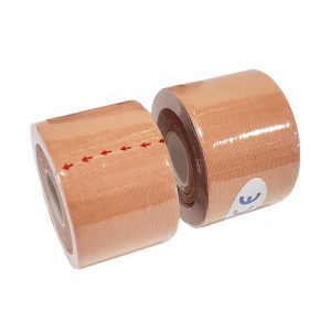 Kinesiology Tape 2" x 16' (Two Precut Rolls) - Skin Color