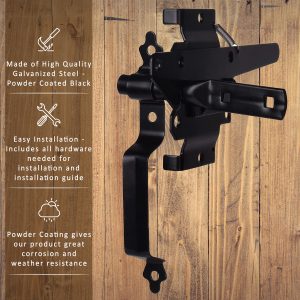 Traditional Post Latch with Handle