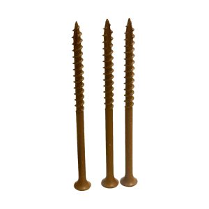#8 x 2.5 Deck Screws Brown