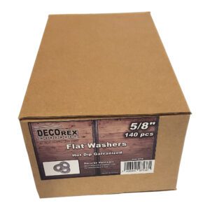 5/8" Flat Washer | Hot Dip Galvanized | 140 pcs Box