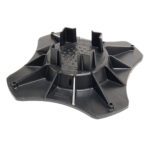 Foundation Block System for 1.5" - 2' Joist and Bearers as Well as 3.5" x 3.5" and 4" x 4" Posts, for Low Profile and Raised Decks, Sheds - 1 Piece - DHFB1