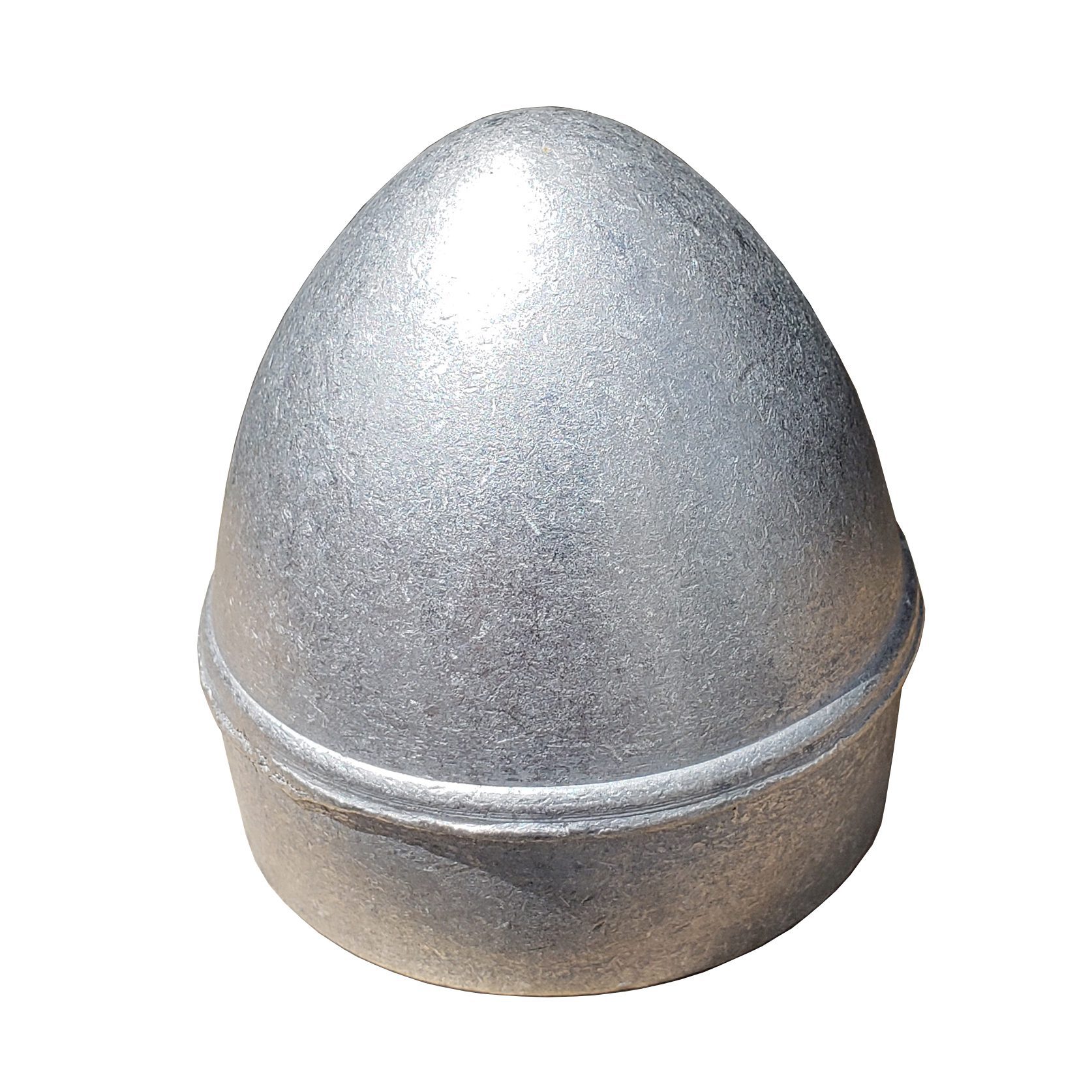 1 7/8" Aluminum Chain Link Fence Oval Style Main Post Cap - Image 3
