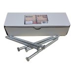 3/8" x 6" DXH Lag Bolt Screws, Hex Head, Hot Dip Galvanized - 5pcs