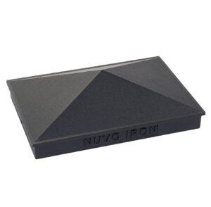 NUVO IRON 3.5"x 5.5" or 4"x 6" PYRAMID ORNAMENTAL ALUMINIUM POST CAP PCP09