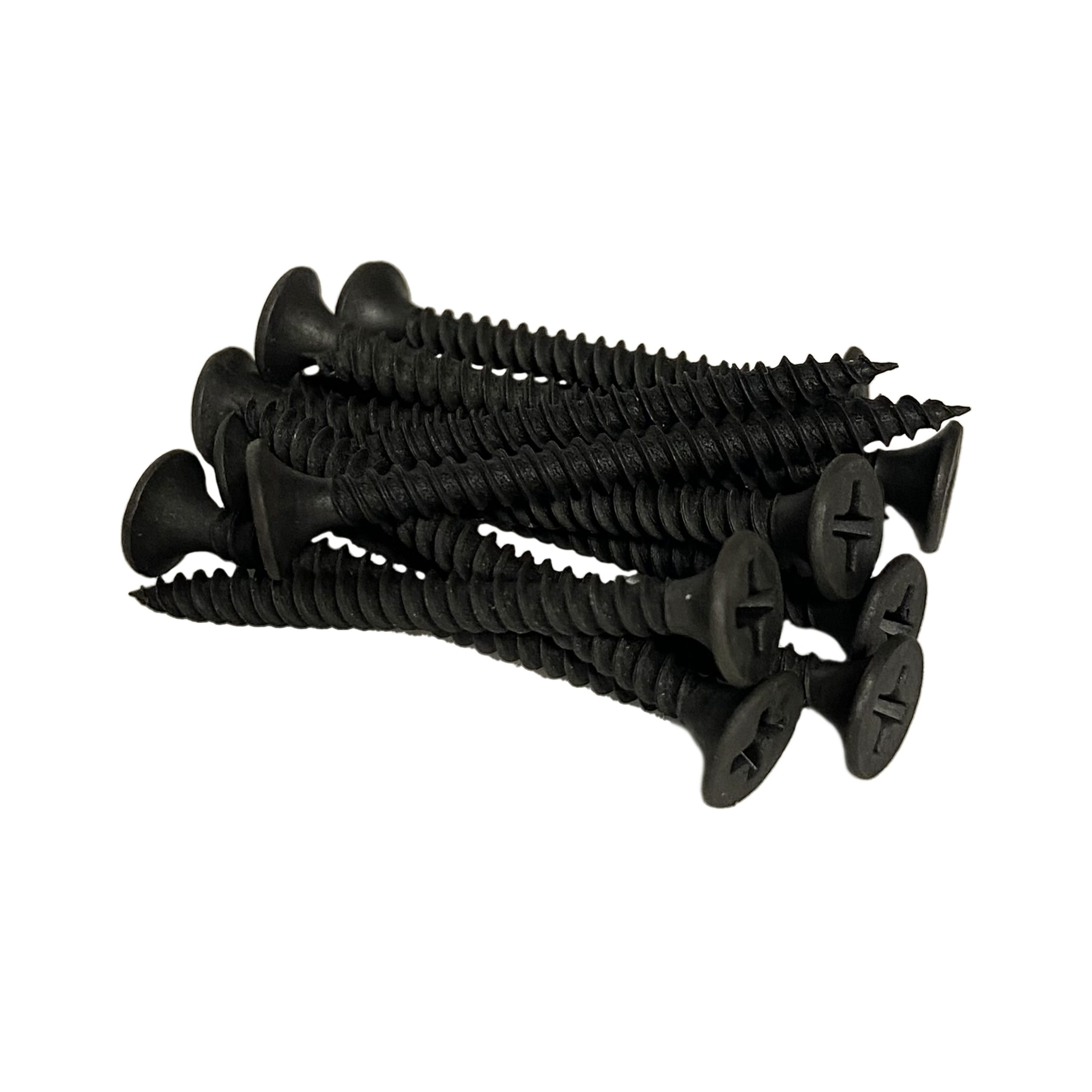 #6 x 1-5/8" Drywall Screws | Phillips Drive | Bugle Head | Fine Thread | Sharp Point | Bit Included | Black Phosphate - 4000pcs - Image 2