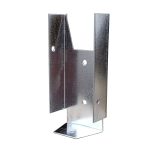 Fence Clip Bracket Hanger 1-9/16" W x 2-3/4" H For 2" X 4" Fence Rails (1 Piece)