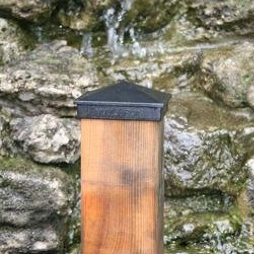 Nuvo Iron Black 5.5" x 5.5" Pyramid Ornamental Aluminium Post Cap Fencing- PCP03 - Image 4