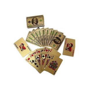 Trademark Poker 24k Gold Playing Cards - Bridge Size - Regular Index New Model