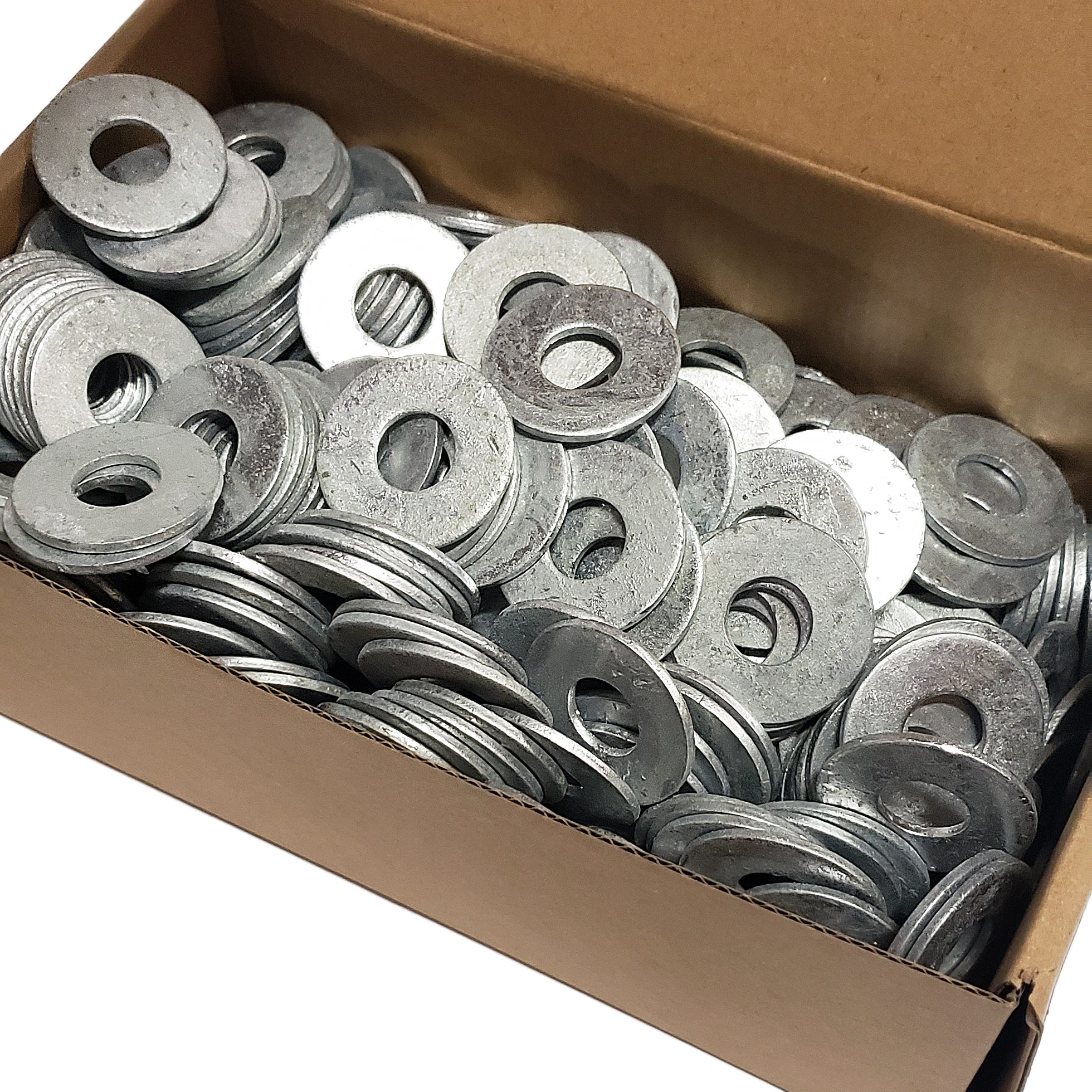 1/2" Flat Washer | Hot Dip Galvanized | 450 pcs Box - Image 2