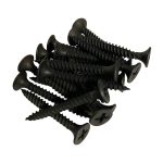 #6 x 1-1/4" Drywall Screws | Phillips Drive | Bugle Head | Fine Thread | Sharp Point | Bit Included | Black Phosphate - 4000pcs