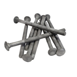 1/2" - 13 x 8" Carriage Bolt | Round Head| Hot Dip Galvanized | 30pcs Box