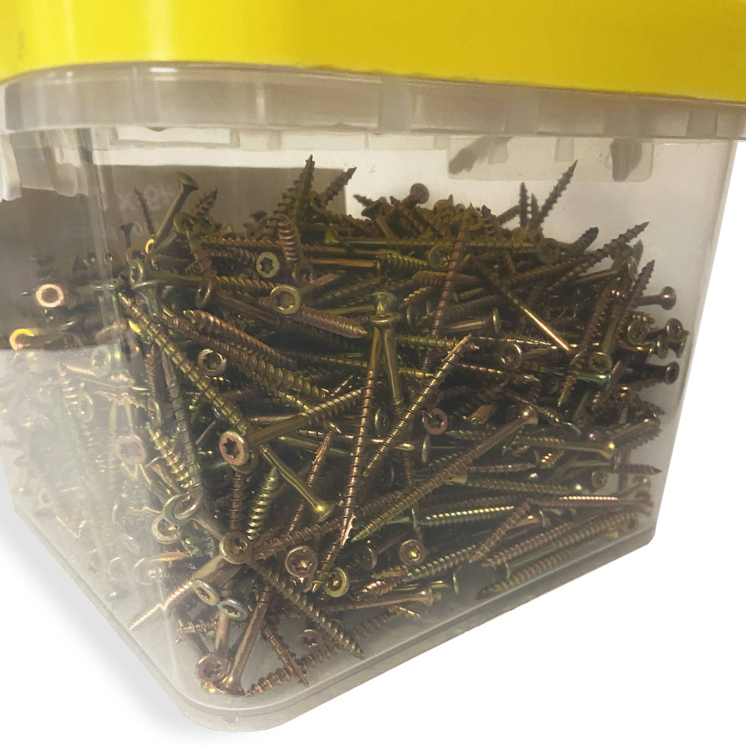 #9 x 3" Construction Multi-Purpose Framing Screws | Torx Drive | Bugle Head | Coarse Thread | Bit Included | Yellow Zinc - 1000pcs - Image 5