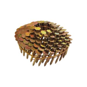 Coil Roofing Nails 1-1/4" x 0.120 Electro Galvanized, 15 Degree - 3600pcs (120pcs per coil, 30coils per box) - DHCRN-114.120-3600