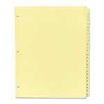 Sparco Clear Plastic Numbered Tab Indexes 25 - Tab(s) Printed 8.5” x 11”