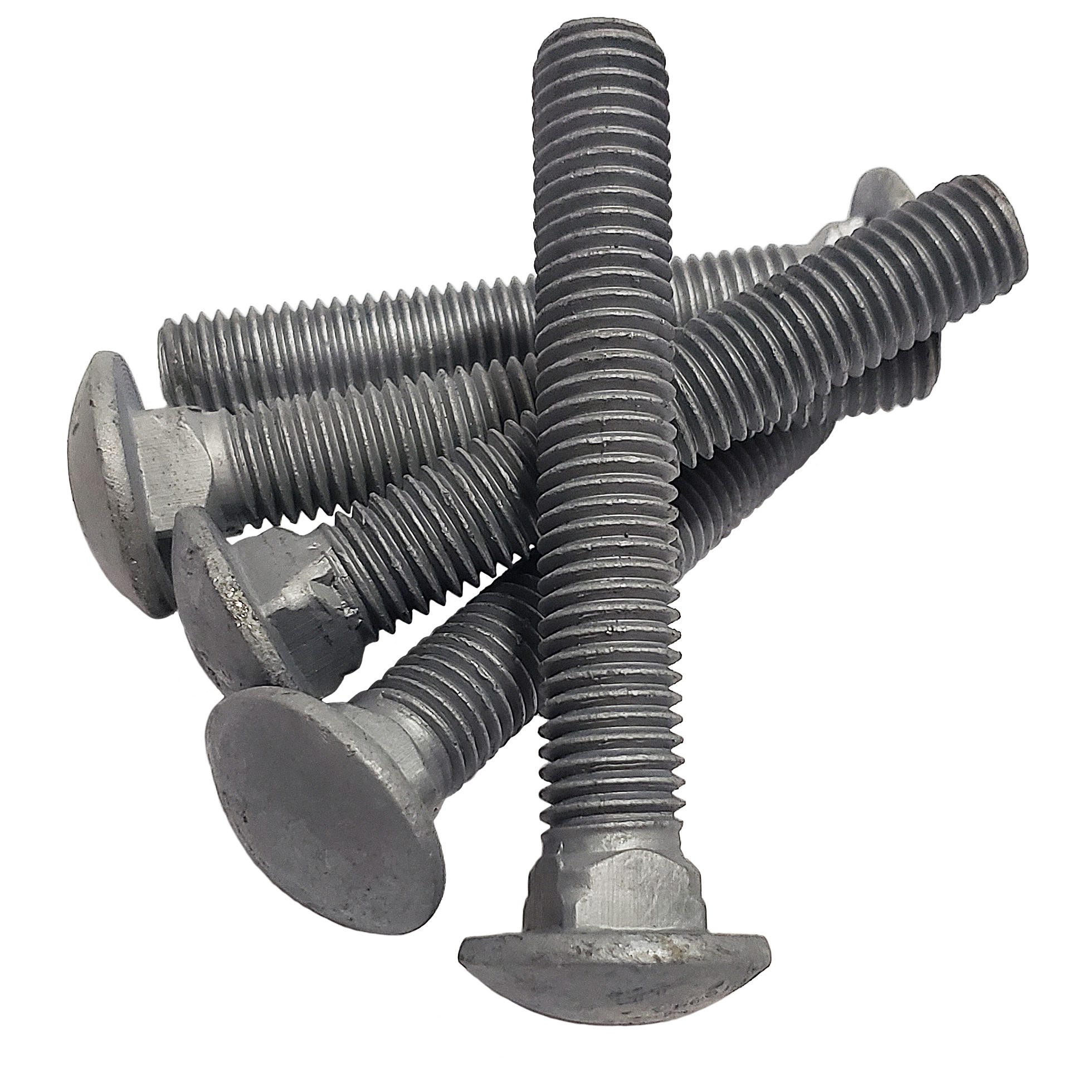 5/8" - 11 x 4" Carriage Bolt | Round Head | Hot Dip Galvanized | 30pcs Box - Image 4