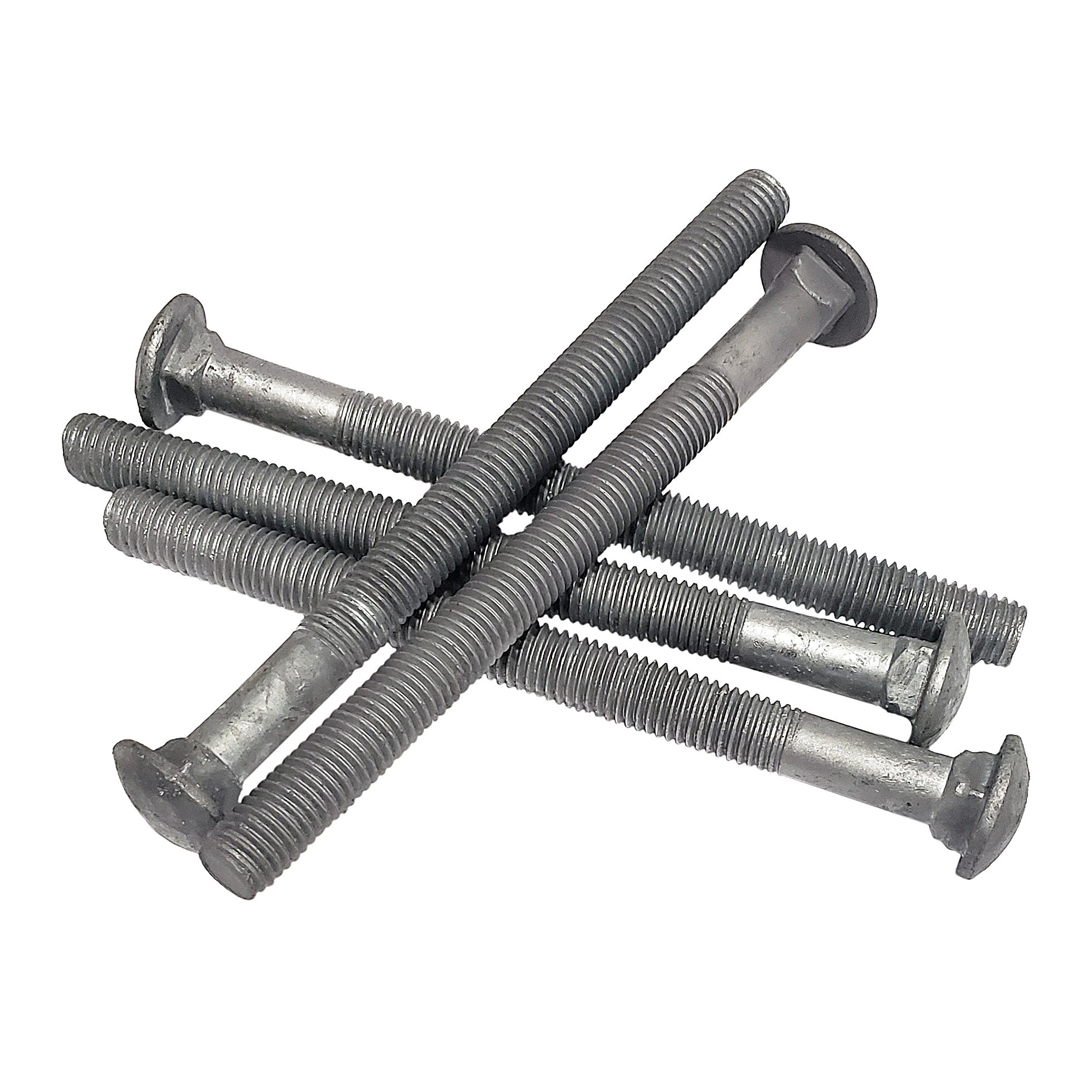 5/8" - 11 x 8" Carriage Bolt | Round Head | Hot Dip Galvanized | 15pcs Box - Image 3