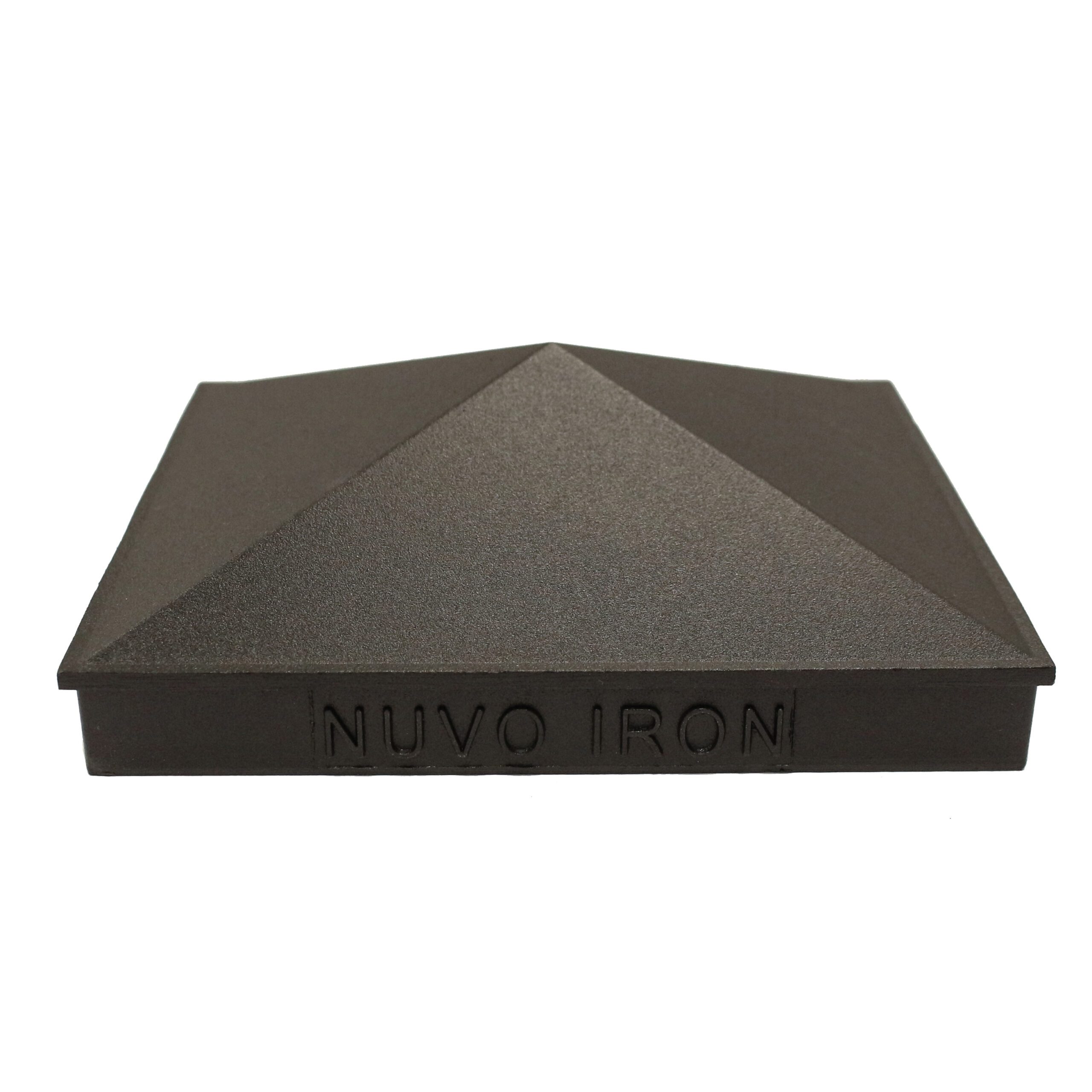 Nuvo Iron Black 5.5" x 5.5" Pyramid Ornamental Aluminium Post Cap Fencing- PCP03 - Image 2