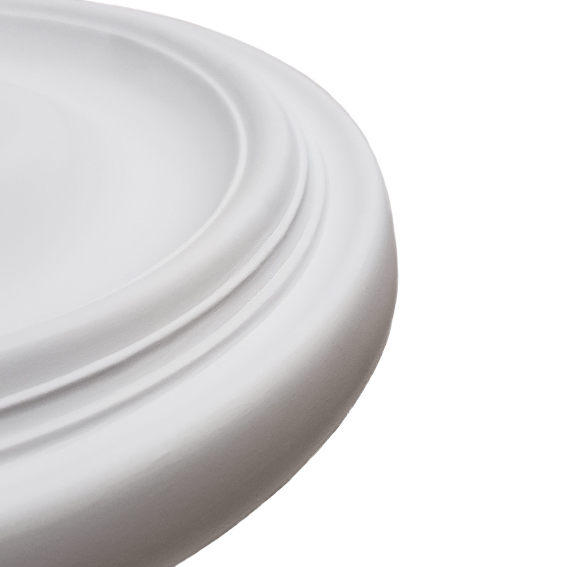 Ceiling Medallion, 9-11/16" OD x 13/16"P, Round, Polyurethane, Factory Primed - TRX-CM01 - Image 3