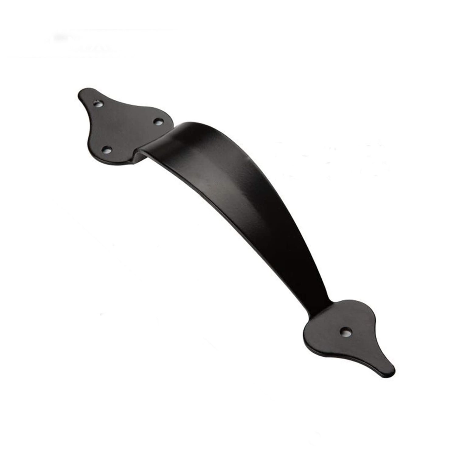 Gate Combo Kit - 2X T-Hinges 6" - Gate Handle 10" - Spring Loaded Gate Latch - Powder Coated Black - Screws Included - DHCGK - Image 6