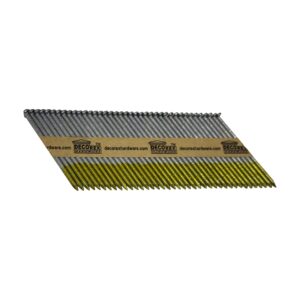 2-3/8" x .113 Smooth Shank Strip Nails, Paper Collated, Hot Dip Galvanized (30-34 Degree) - 2500pcs box (DHSNS-238.113)