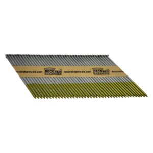 3 1/4" x .120 Smooth Shank Strip Nails, Paper Collated, Hot Dip Galvanized (30-34 Degree) - 2500pcs box (DHSNS-314.120)