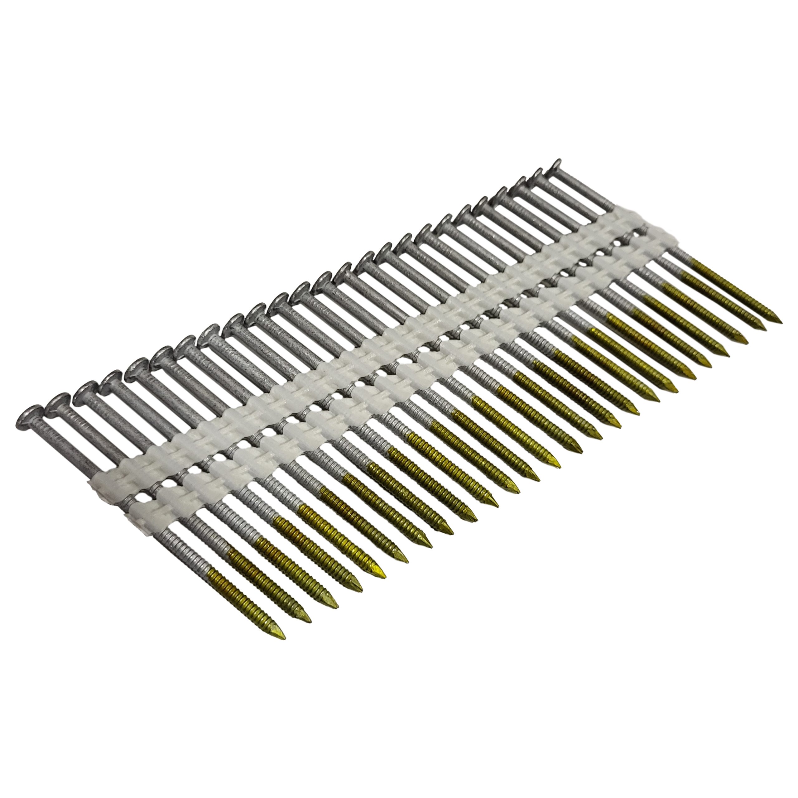 3" x .120" Ring Shank Nails, Plastic Collated, HDG (20-22 Degree) - 1000pcs box (DHPSNR-3.120K) - Image 2