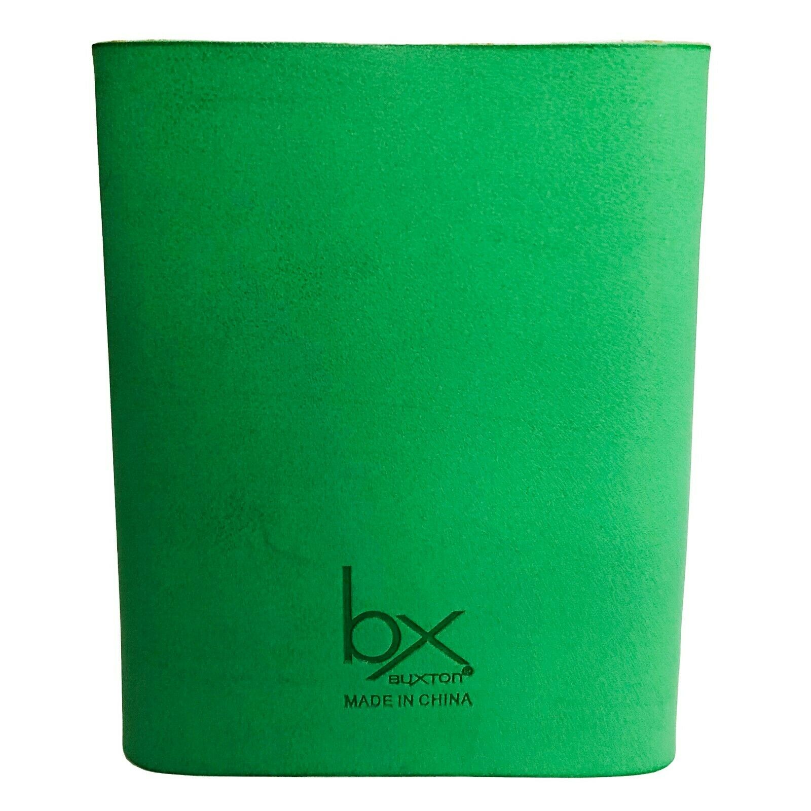 Buxton Pocket Business Card File - 24 Card Slots - Green - Image 4