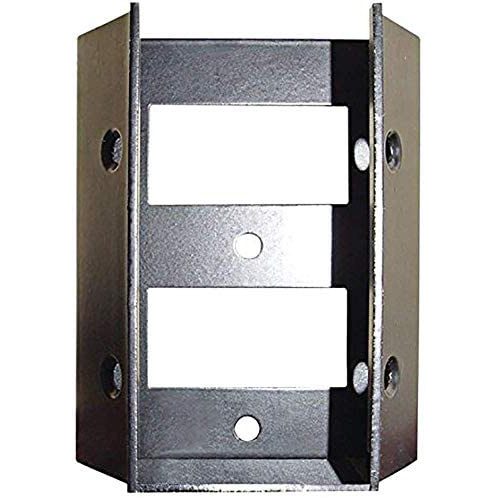 Deck and Stair Rail Connectors for Standard 2" x 4" Rail, Powder Coated Black - SDRC (4 pcs)