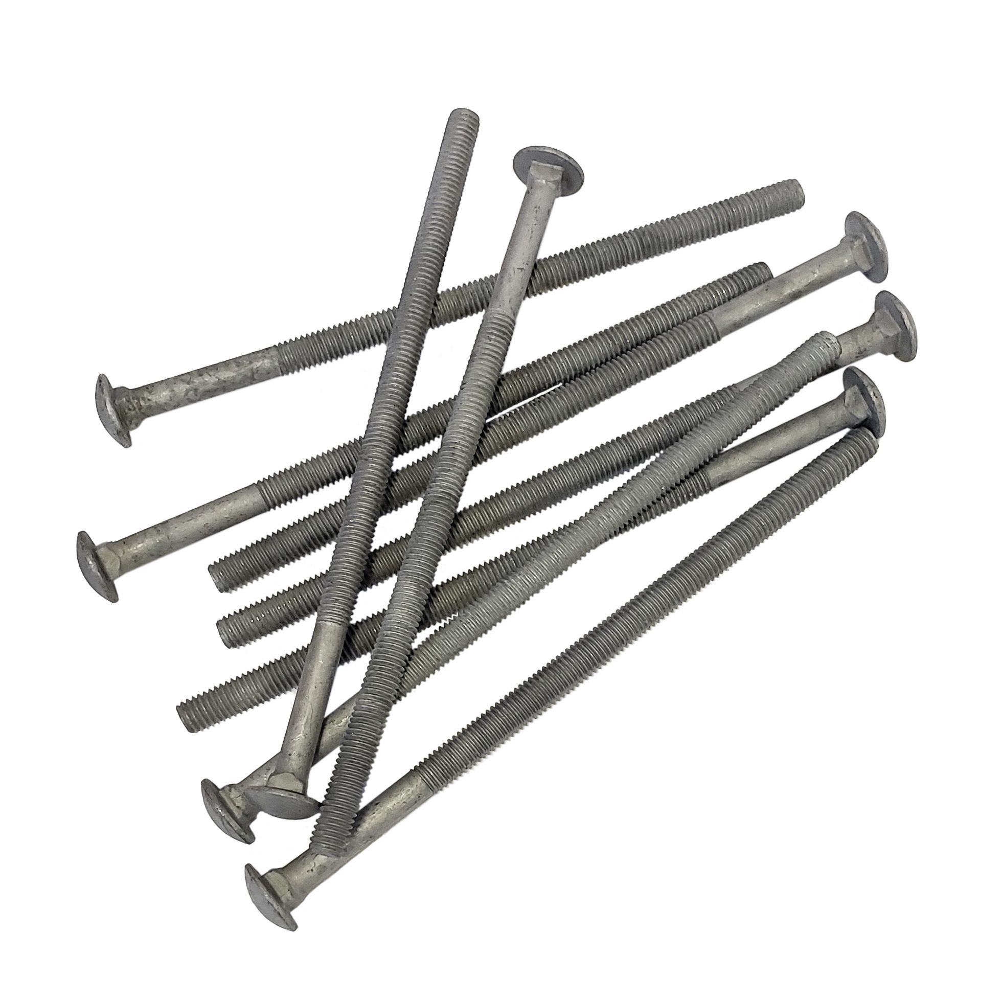 3/8" - 16 x 8" Carriage Bolt | Round Head | Hot Dip Galvanized | 50pcs Box - Image 5