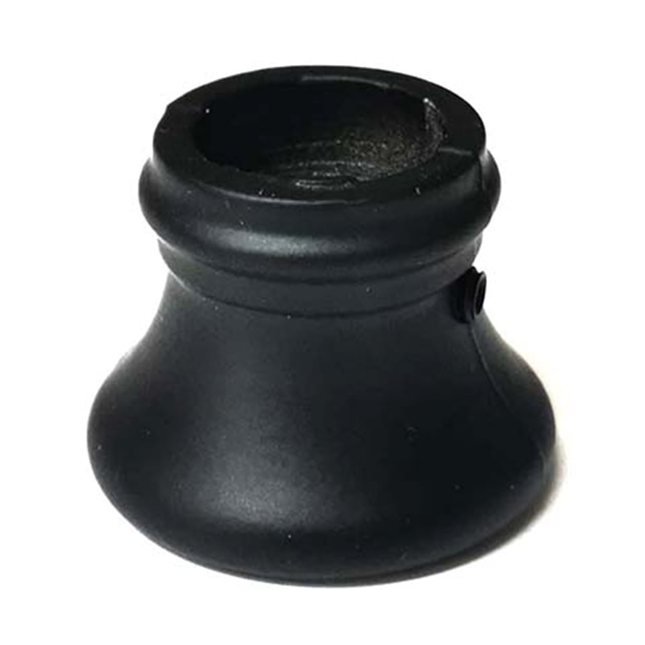 Baluster Flat Base Round Shoe with Set Screw - for 5/8" Round Iron Balusters - Set of 10 (Satin Black) - DH-SR1