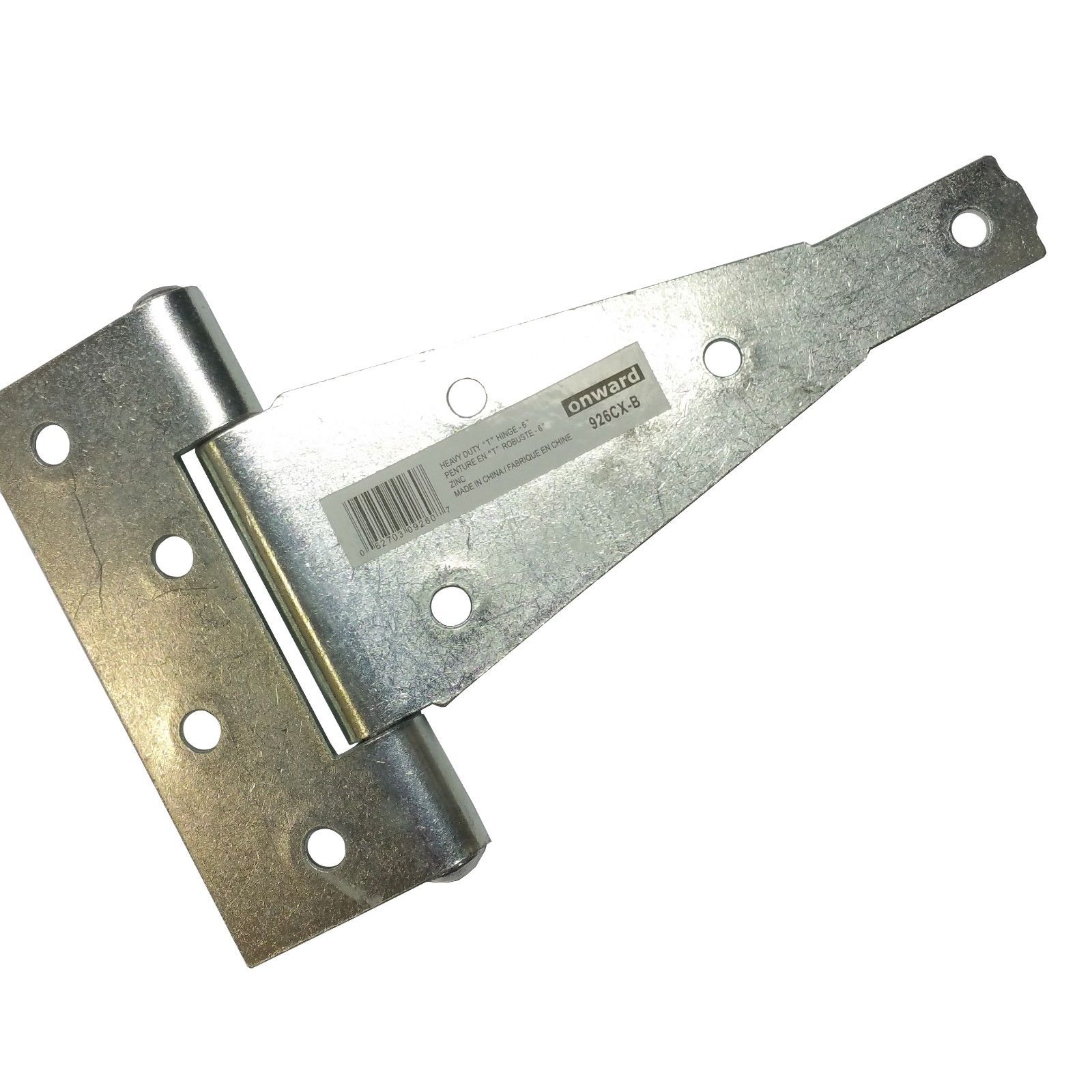 Onward Steel Heavy Duty Tee Hinge - 6" Zinc Plated 926CX-B (1 pcs set) - Image 4
