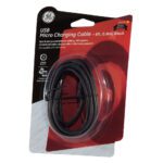 General Electric 6-FT Micro USB Charging Cable - 6ft (1.8m), Black (14070)