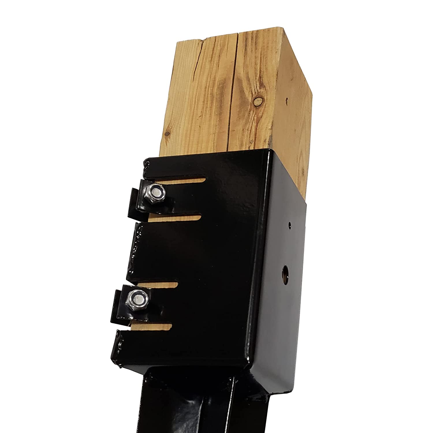 Ground Spike Post Anchor 36" Long, for 3.5" x 3.5" Posts, Black Powder Coated - DH-GS3 - Image 6