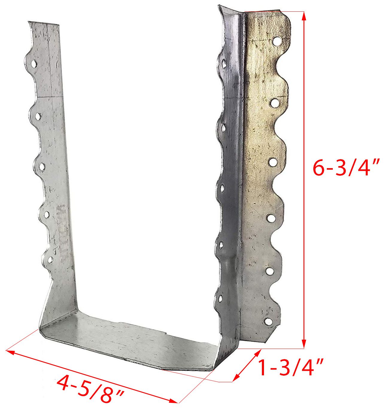 Joist Hanger for 6" x 8-10" Nominal Lumber - 18G Steel G185 Triple Zinc Galvanized #228-3 - Image 2