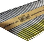 3-1/4" x .131 Ring Shank Framing Nails, Paper Strip Collated, Clipped Head, Hot-Dip Galvanized (30–34°) – 1,000 Count – DHSNR-314.131K