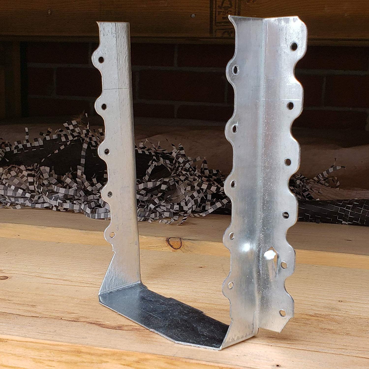 Joist Hanger for 6" x 8-10" Nominal Lumber - 18G Steel G185 Triple Zinc Galvanized #228-3 - Image 7