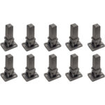Baluster Swivel Connectors with Set of Screws for Use with 1/2" Hollow Square Iron Balusters - 10 Pack - DHSBC