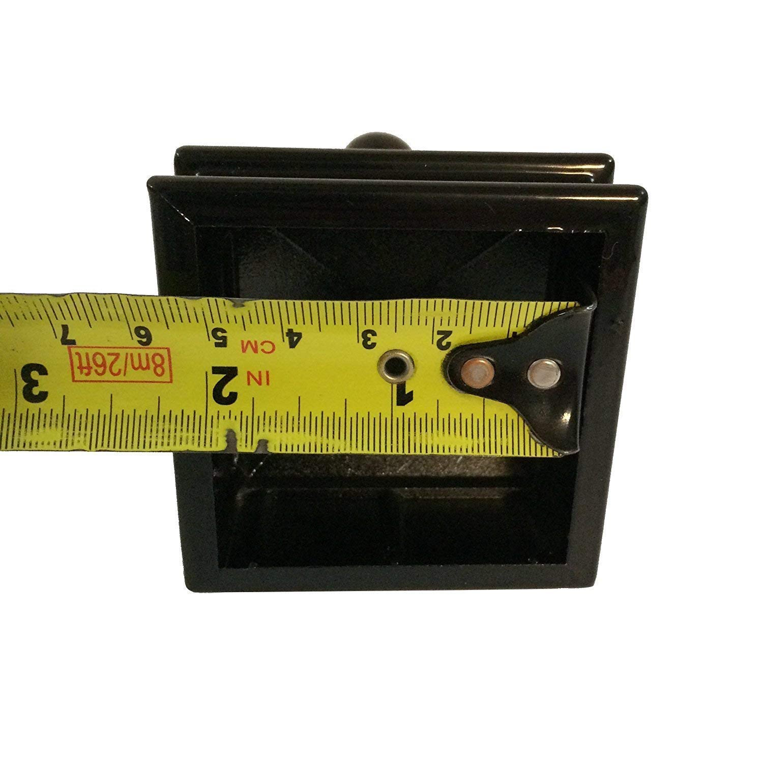 Decorex Hardware Aluminium Spear Top Post Cap for 2″ x 2″ Metal Posts – Pressure Fit – Black - Image 6