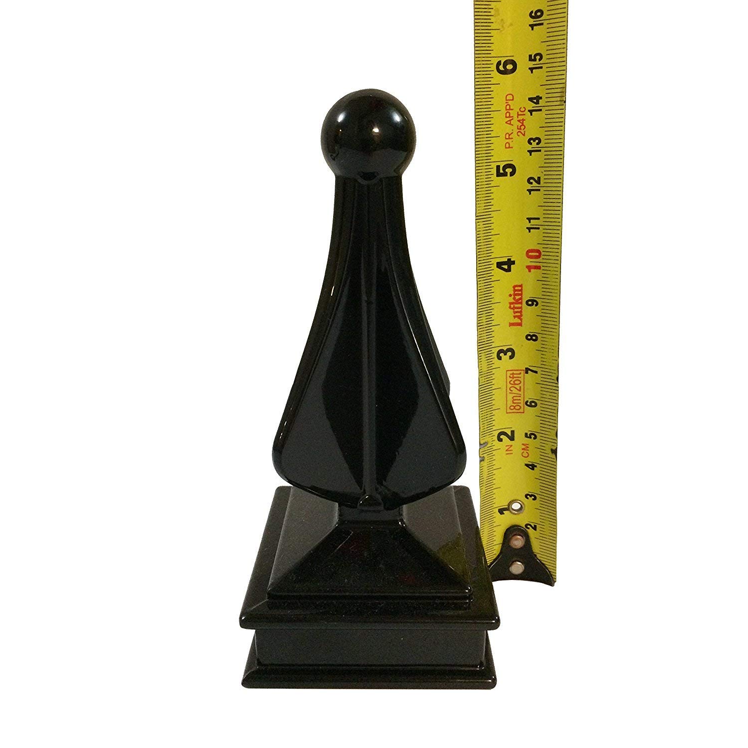 Decorex Hardware Aluminium Spear Top Post Cap for 2″ x 2″ Metal Posts – Pressure Fit – Black - Image 8