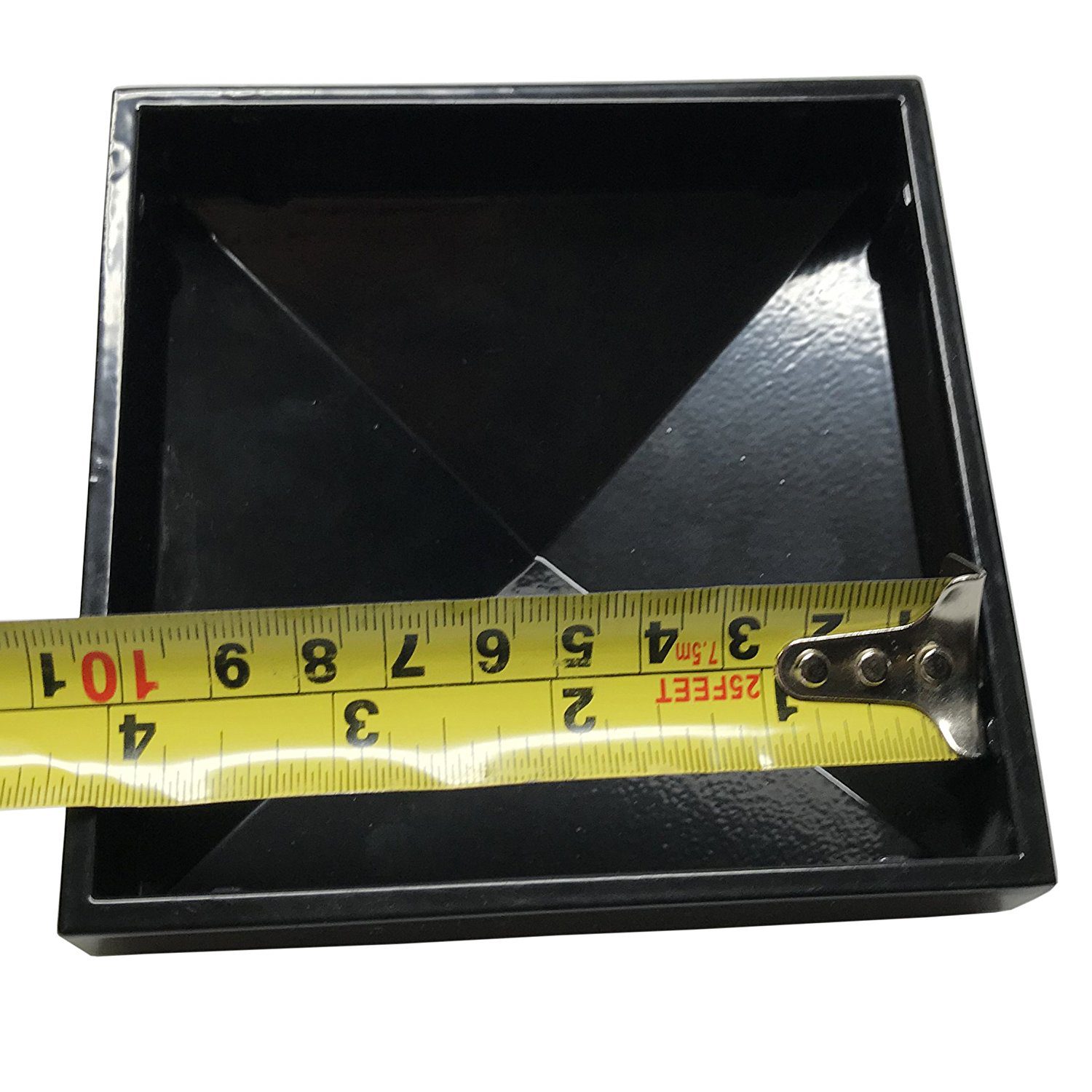 Decorex Hardware Aluminium Pyramid Post Cap for 4" x 4" Metal Posts - Pressure Fit - Black - Image 6