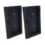 Liv Outdoor Railing Connectors Black (2-Pack)