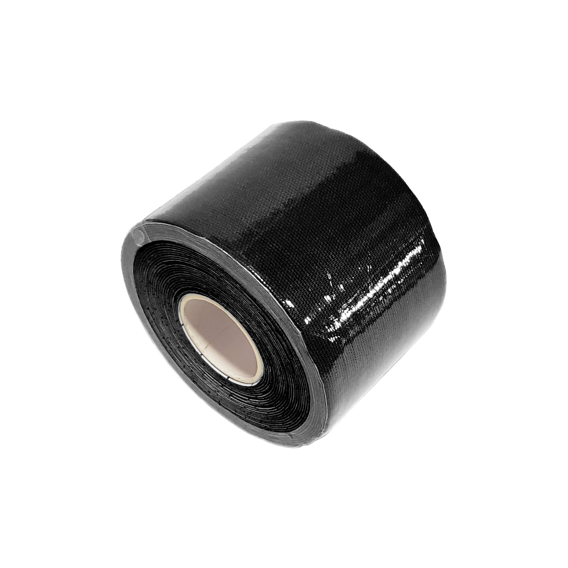 Kinesiology Tape 2" x 16' (One Precut Roll) for Sports and Therapy, Reduces Inflammation, Suppresses Pain, Stimulates Muscles - Black - Image 2